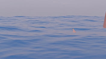 Mujer nadando es comida