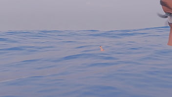 Mujer nadando es comida