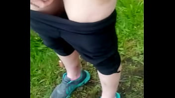 Masterbation on her bum