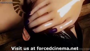 3d woman sucks and fucks in table