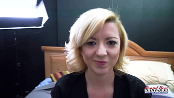 Lovely skinny blonde keyton gets her butt fucked and a warm anal creampie