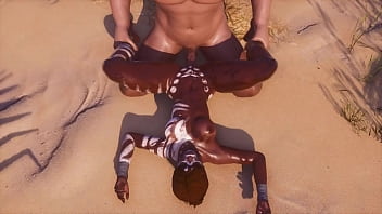 Black tribal babe fucked by enormous cock 3d porn thedarkvoidstaff