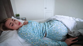 My whore step mom wakes me up in the best way she knows