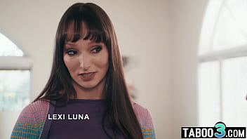 Naughty big tits milf stepmom dildoing her step daughters hungry pussy