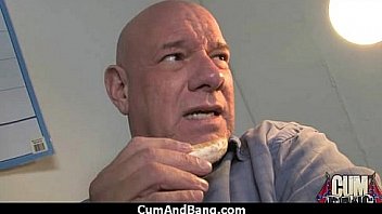 Interracial black slut hardcore group facial 6