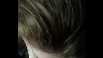 White giel sucking black dick