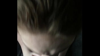 White giel sucking black dick