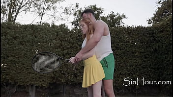Impressionable redhead teen fucked by perverted tennis coach Impressionable redhead teen fucked by perverted tennis coach
