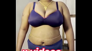 Hindi aunty remove bra open boobs