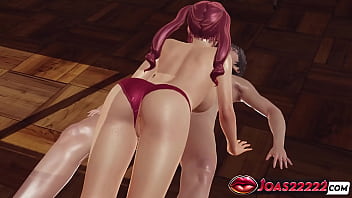 Animation of college girl ryudo enjoy hot and wet blowjob for huge cock titfuck cock masturbation and intense handjob ending with cum a lot of sperm in honey select 2