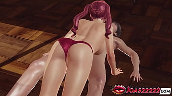 Animation of college girl ryudo enjoy hot and wet blowjob for huge cock titfuck cock masturbation and intense handjob ending with cum a lot of sperm in honey select 2