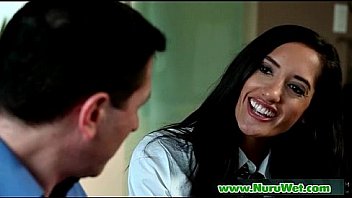 Slippery sensual nuru massage and dick rubbing 28