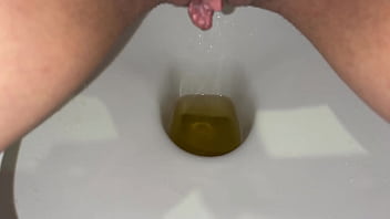 Compilation close up pissing in different panties with pads pov