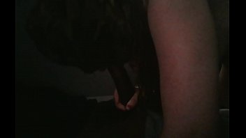 White girl spit shine my bbc