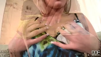 Digging into her pussy