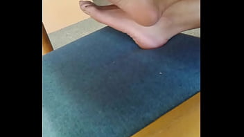 Relaxing with no shoes