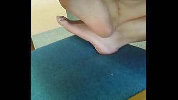 Relaxing with no shoes