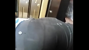 Candid big butt teen