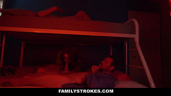Horny stepdad fucking teen in her bed Horny stepdad fucking teen in her bed