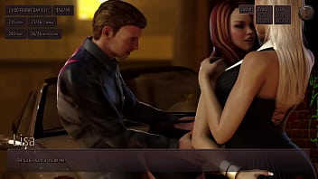 Fucking two horny bitch on roadside ends up with double creampie living with temptation