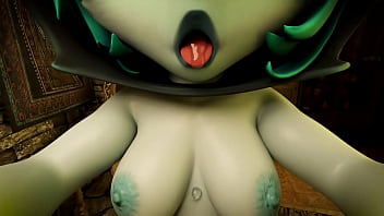 Midna cutely kisses while getting fucked and loves it