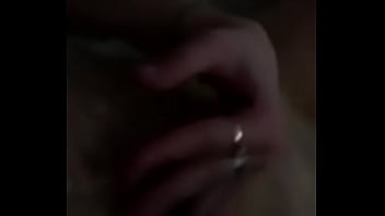 Masturbation in bathroom