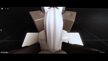 Roblox nasty blonde bitch gets gangbanged by the superior race