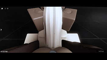 Roblox nasty blonde bitch gets gangbanged by the superior race