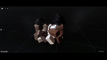 Roblox nasty blonde bitch gets gangbanged by the superior race