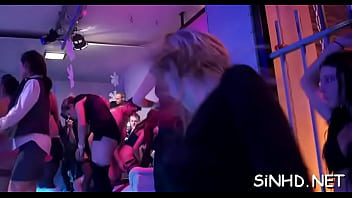 Seductive dancing with takingly pretty sweethearts