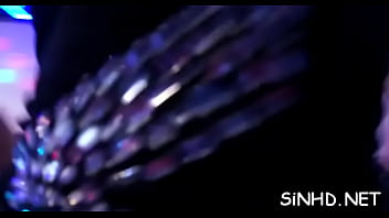 Seductive dancing with takingly pretty sweethearts