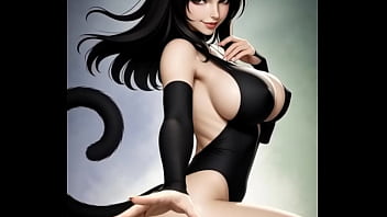 Mulher gato está louca de tesão i a