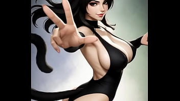 Mulher gato está louca de tesão i a