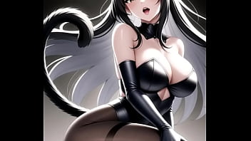 Mulher gato está louca de tesão i a