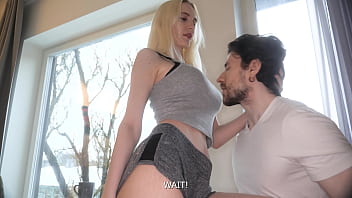 Studying with hot busty classmate she lets me fuck her