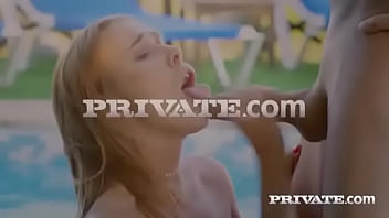 Alexis crystal gets horny in the pool