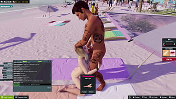 Comendo a amiga na praia