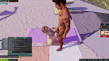 Comendo a amiga na praia