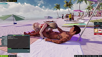 Comendo a amiga na praia