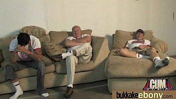 Ebony babe have a hot group fuck 18