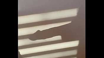 It's winter and the morning sun is low on the horizon pervy papifachero got up to get some more coffee and noticed some