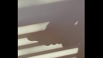 It's winter and the morning sun is low on the horizon pervy papifachero got up to get some more coffee and noticed some