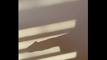 It's winter and the morning sun is low on the horizon pervy papifachero got up to get some more coffee and noticed some