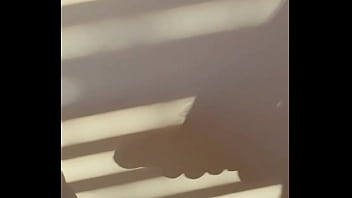 It's winter and the morning sun is low on the horizon pervy papifachero got up to get some more coffee and noticed some