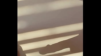 It's winter and the morning sun is low on the horizon pervy papifachero got up to get some more coffee and noticed some