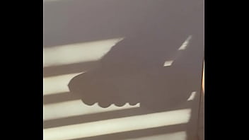 It's winter and the morning sun is low on the horizon pervy papifachero got up to get some more coffee and noticed some