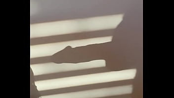 It's winter and the morning sun is low on the horizon pervy papifachero got up to get some more coffee and noticed some