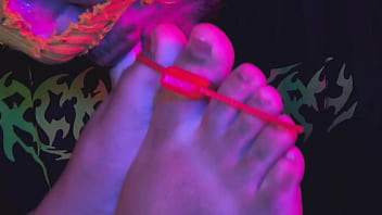Bound foot worship and tickling Bound foot worship and tickling