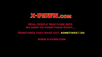 Hot ass lady masturbates pawn guys cock