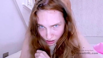 Radiant blonde beauty got seduced by the producer